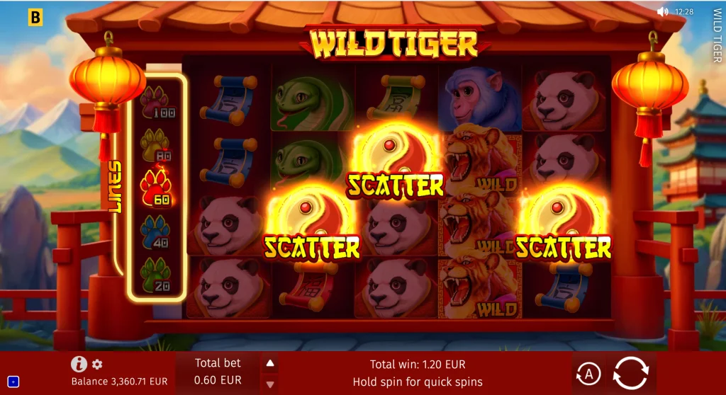 wild tiger game